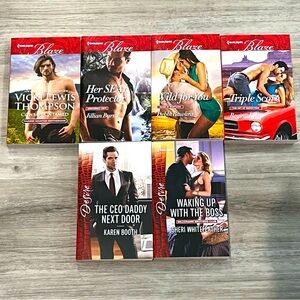 6 NWT Harlequin Blaze/Harlequin Desire Paperback Romance Novels